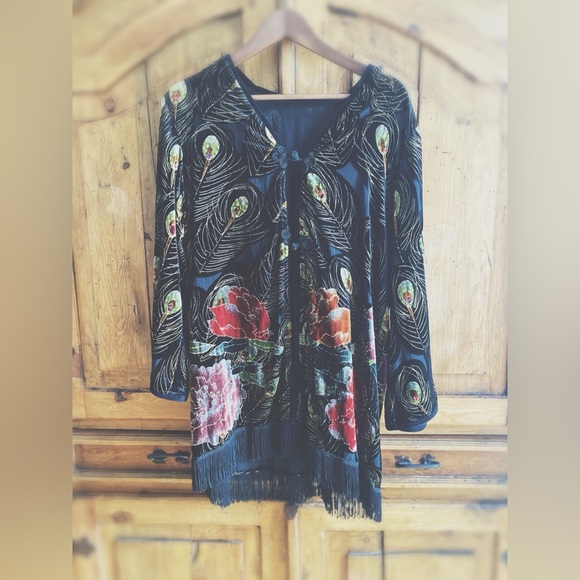 Jacket  Silk & Velvet Opera Jacket Victorian HP🌵 - Picture 14 of 14